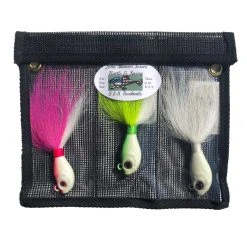 Jigs And Spoons S&S Bucktails John Skinner Swing Hook Fluke Bucktail Bundle