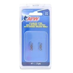 American Fishing Wire Stainless Steel Ball Bearing Swivels With Double Welded Rings