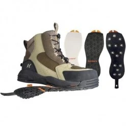 Footwear Korkers Redside Wading Boots With Studded Sole