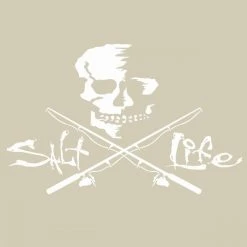 Decals Salt Life Skull And Poles Decal