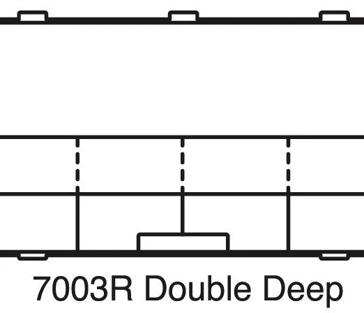 Storage Boxes Flambeau Outdoors Tuff Tainer Double Deep 3-Partitions/3 Zerust Dividers - Image 2