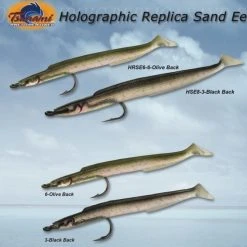 Soft Plastics Tsunami Holographic Replica Sand Eels