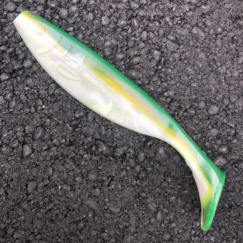 Soft Plastics Leading Lures Rattling 9" Shad Bunker Bomb